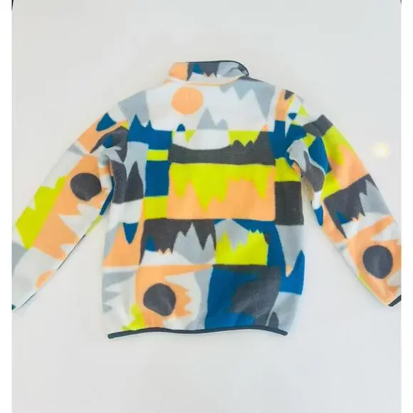 $89 Patagonia's Kid's Lightweight Synchilla Snap-T Frontera Endless Blue M (10)